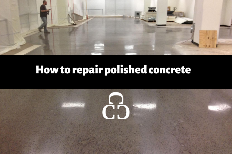 How to repair polished concrete