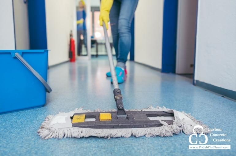 UPDATED: Caring For Decorative Concrete Floors