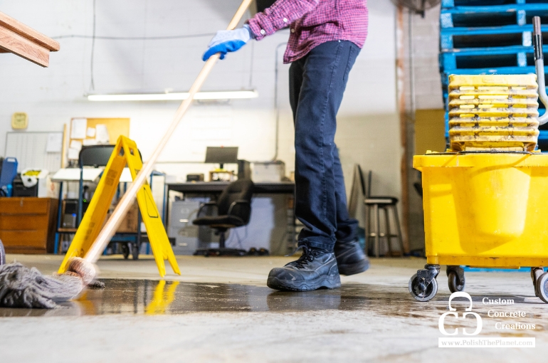 Scary-good concrete floor cleaning tips