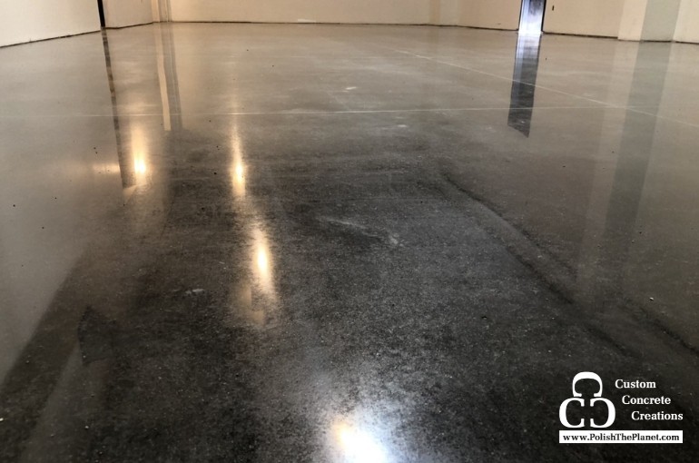 Polished concrete and noise reduction
