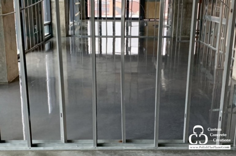 Difference between polished and sealed concrete floors