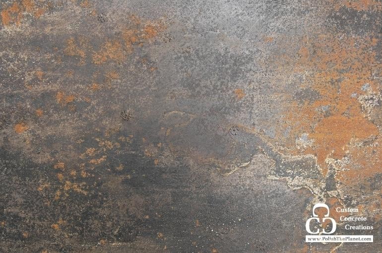 How to remove rust from concrete floors