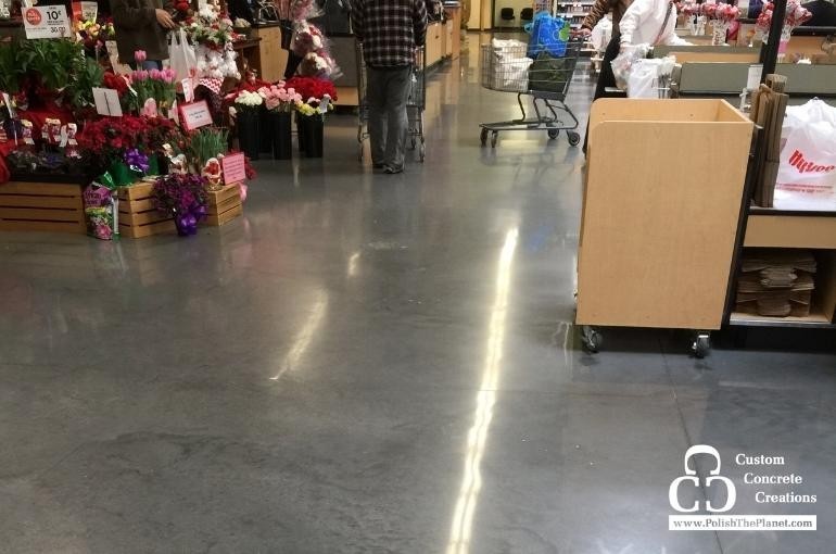UPDATE: Polished concrete floors in grocery stores & gas stations