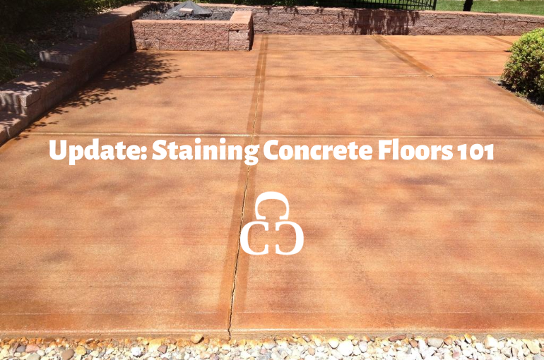 Update: Staining concrete floors 101