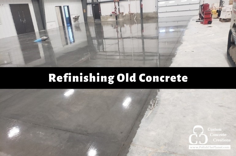 UPDATED: Refinishing old concrete