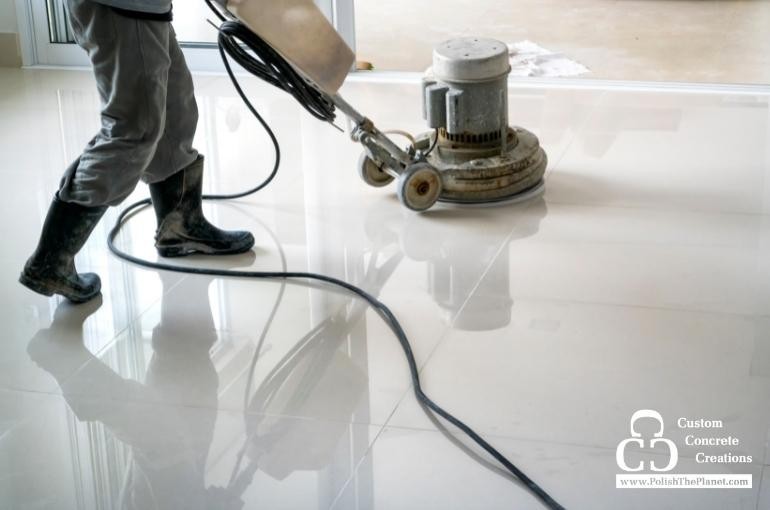 How to maintain polished concrete floors over time